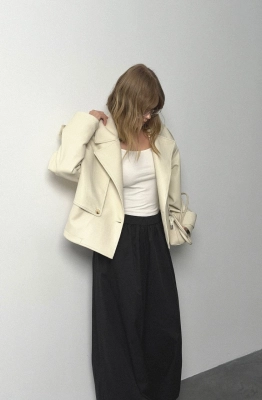 Тренчкот PiRS 6771 светло-бежевый 