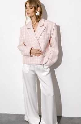 Костюм-двойка PiRS 6793 розовый+белый