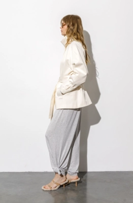 Брюки PiRS 6799 серый меланж 