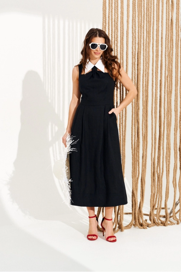 Платье ELLETTO LIFE 11129 черный