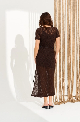 Платье ELLETTO LIFE 11139 коричневый 