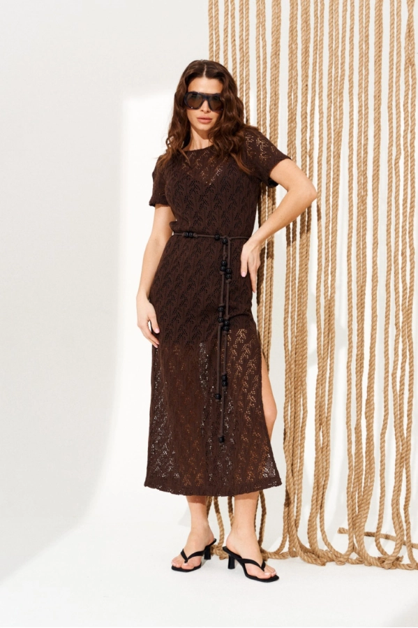 Платье ELLETTO LIFE 11139 коричневый