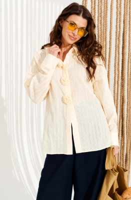 Блуза ELLETTO LIFE 13003 масло 