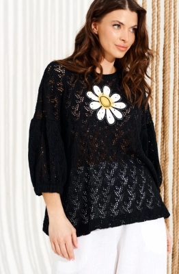 Джемпер ELLETTO LIFE 13010 черный 