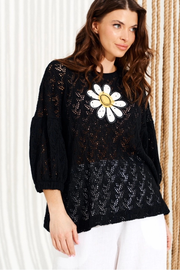 Джемпер ELLETTO LIFE 13010 черный