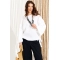Блуза ELLETTO LIFE 13988 белый 