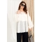 Блуза ELLETTO LIFE 13997 сливочный 