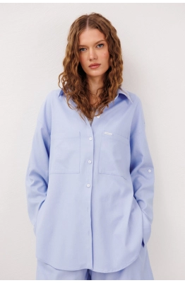 Блуза Buter 3317 голубой 