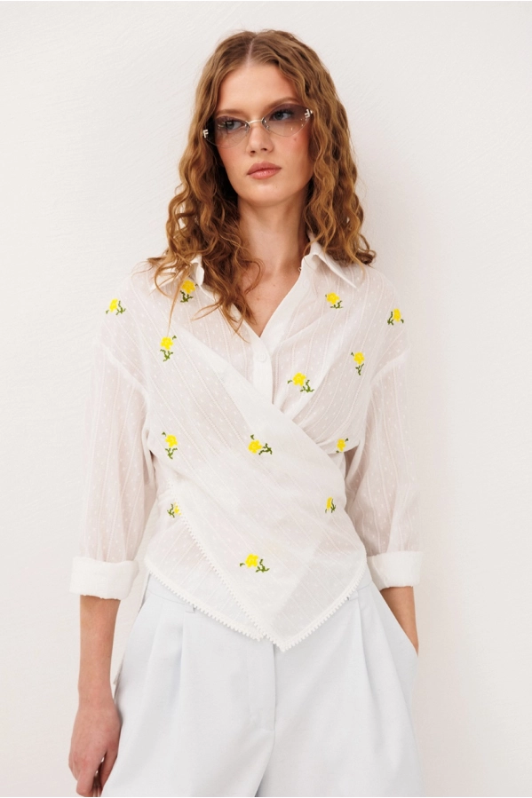 Блуза Buter 3333 молочный