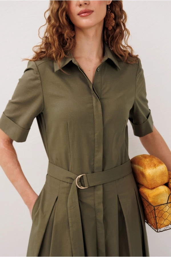 Платье Buter 3345 хаки