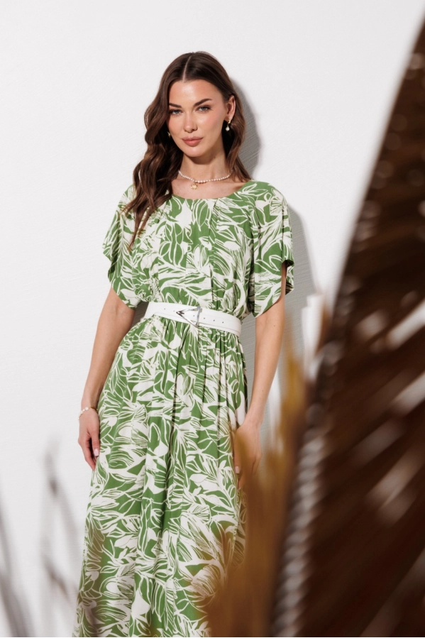 Платье Lyushe 4381 зеленый