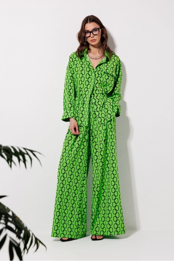 Костюм Lyushe 4398 зеленый