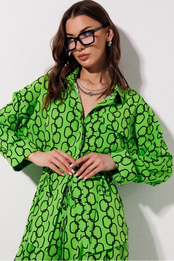 Костюм Lyushe 4398 зеленый