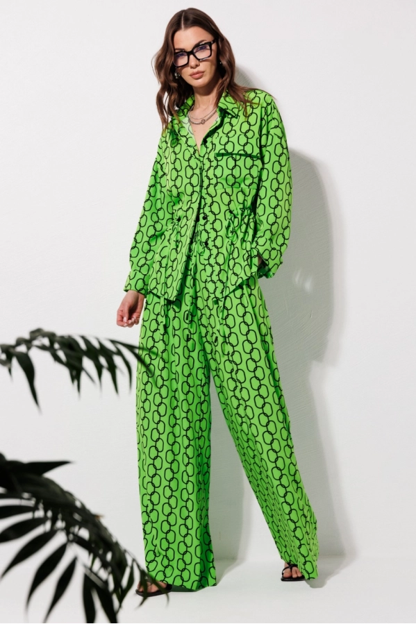 Костюм Lyushe 4398 зеленый