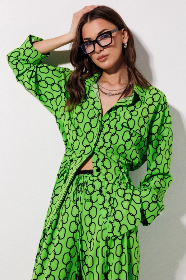 Костюм Lyushe 4398 зеленый