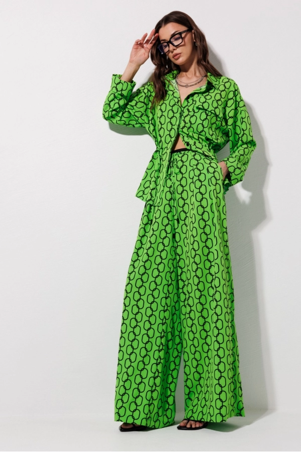 Костюм Lyushe 4398 зеленый