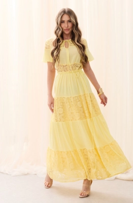 Платье Golden Valley 44359 желтый 