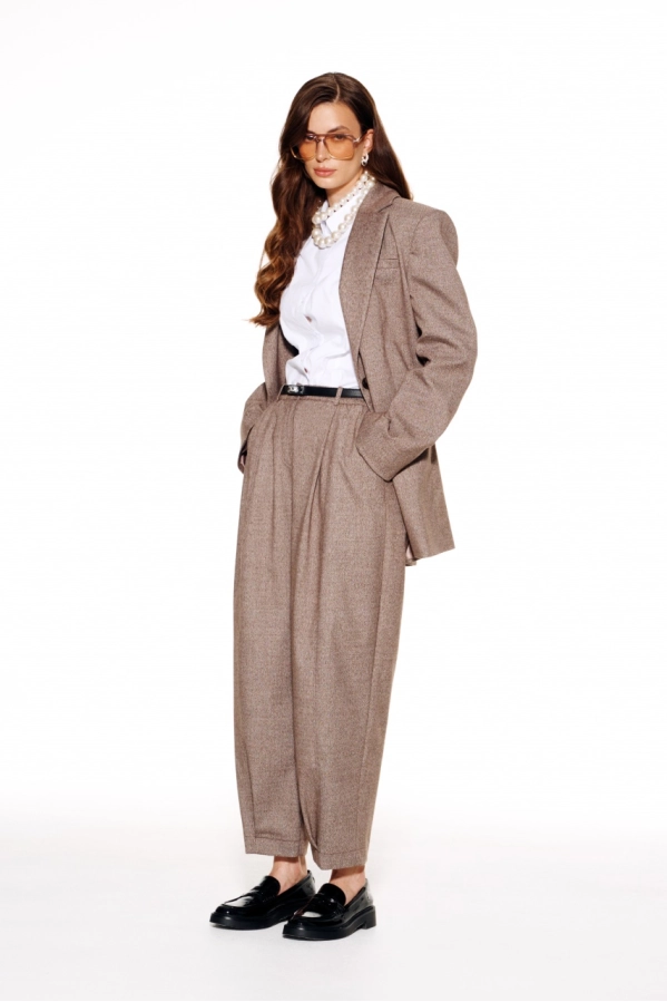 Брюки ELLETTO LIFE 12406 коричневый Брюки ELLETTO LIFE 12406 коричневый