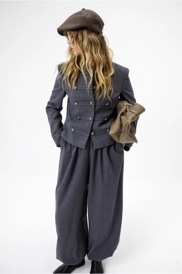 Костюм-двойка PiRS 7074 синий меланж Костюм-двойка PiRS 7074 синий меланж