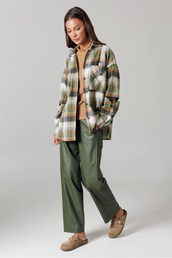 Брюки Lyushe 4474 зеленый Брюки Lyushe 4474 зеленый