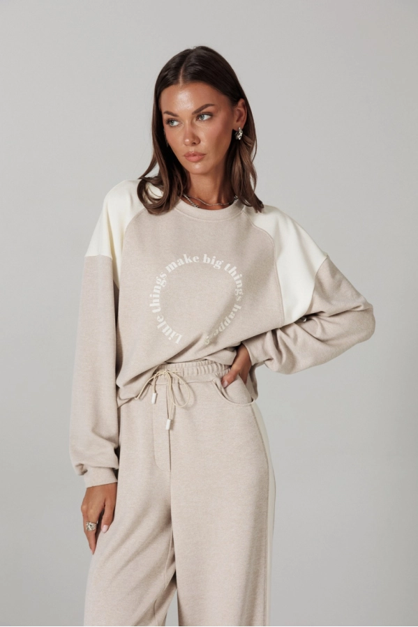 Костюм Lyushe 4497 бежевый