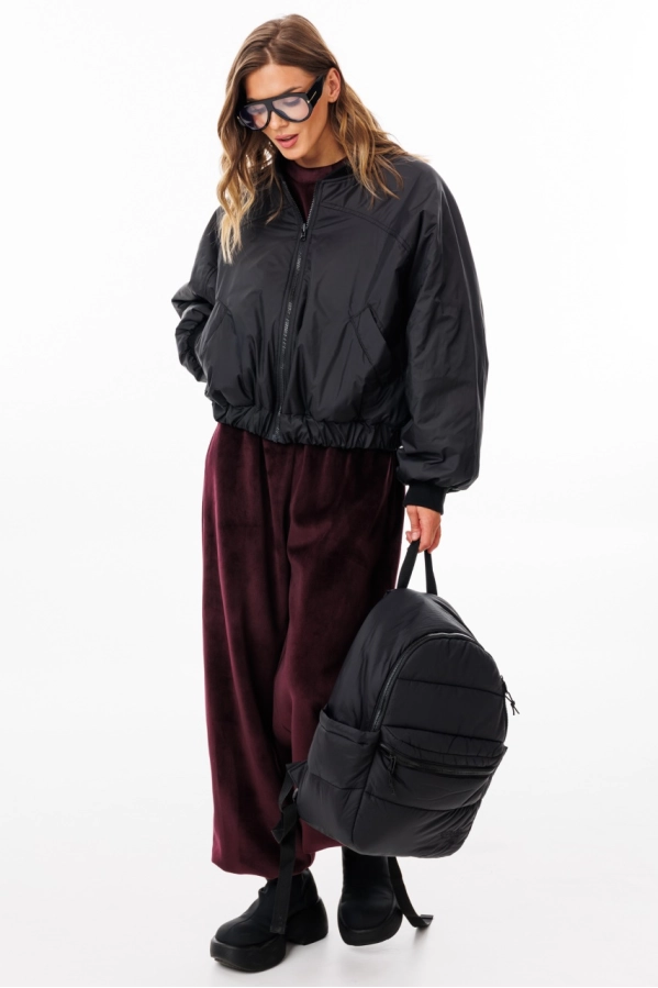 Куртка EOLA 3150 черный/бургунди